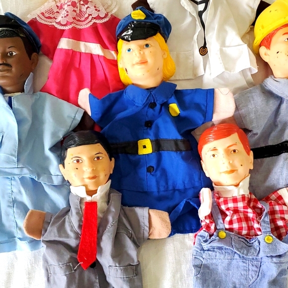 Vintage community helpers puppets - Picture 4 of 5